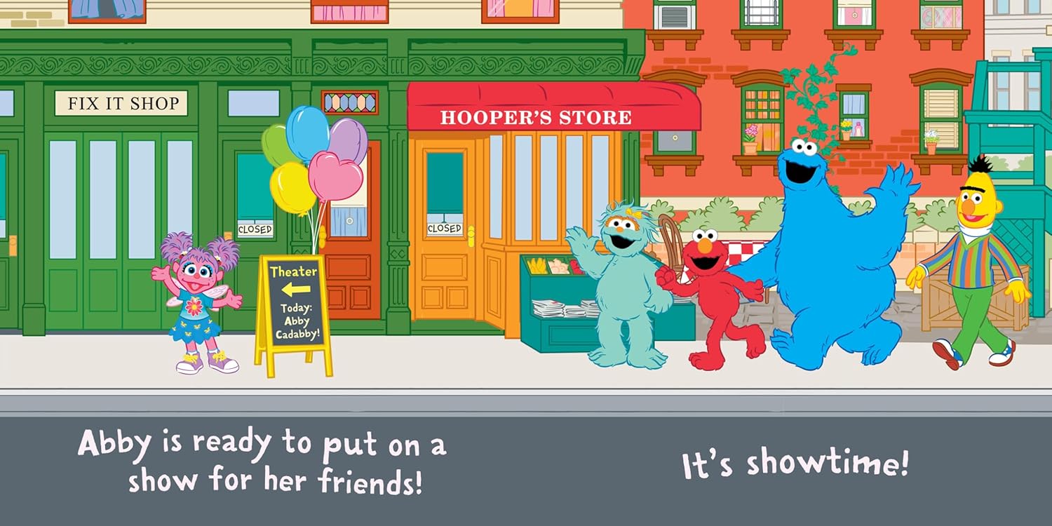 Indestructibles Sesame Street Abby Cadabby Chew Proof Rip Proof Washable Baby Book