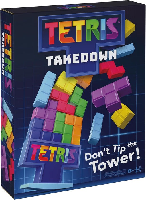 Spin Master Games Tetris Takedown Competitive Block-Balancing Family Game