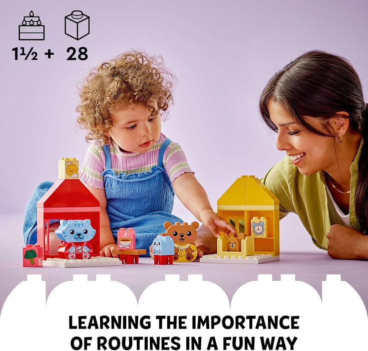 LEGO DUPLO My First Daily Routines: Eating & Bedtime Toy for Social and Emotional Roleplay