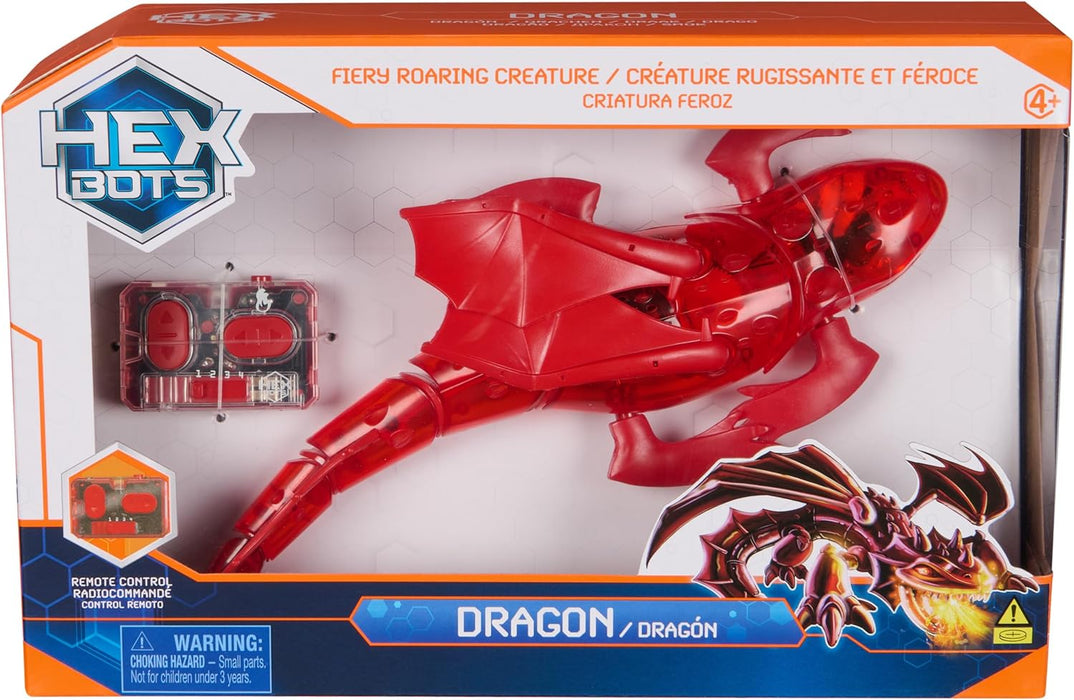 Hex Bots Remote Control Dragon Toy With Realistic Roaring Action