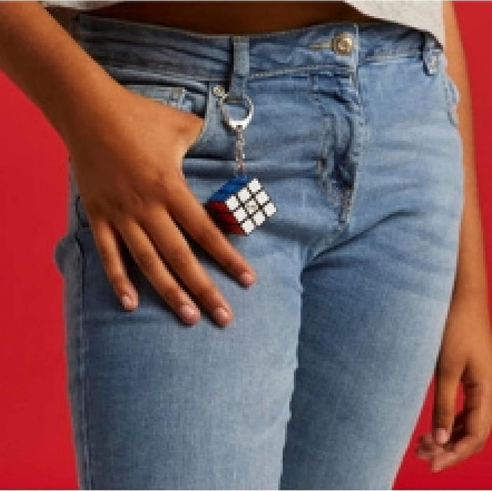 Rubiks Cube Puzzle Keychain