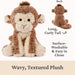 GUND Cozys Collection Monkey Plush Stuffed Animal Brown 10 Inch