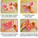 Skillmatics Shake-its Glitter Craft Kit for Kids Flowers & Butterflies