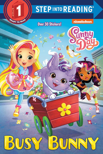 Nickelodeon Sunny Day Busy Bunny Step into Reading Book with Stickers