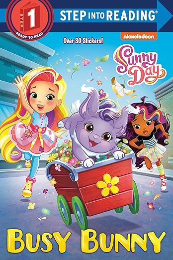 Nickelodeon Sunny Day Busy Bunny Step into Reading Book with Stickers