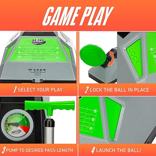 QB Pro Throw Football Launcher - Quarterback