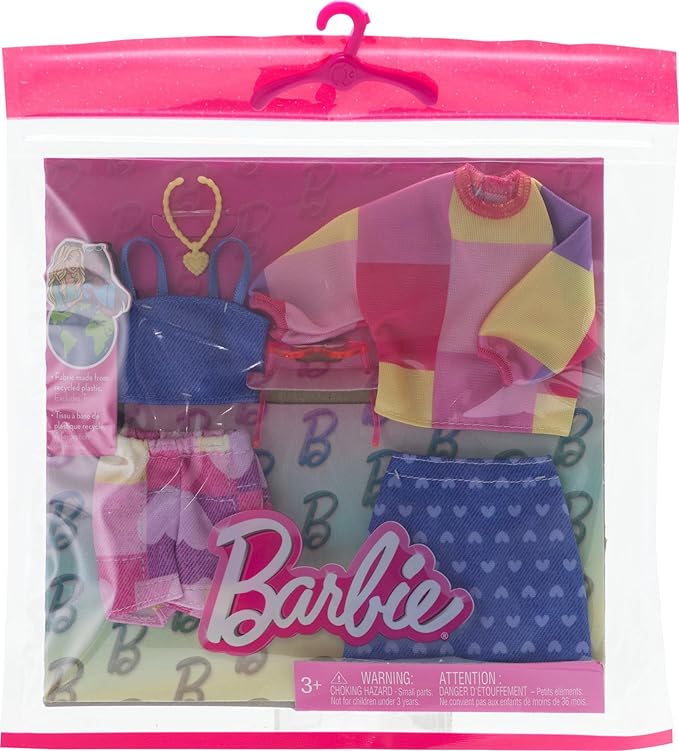Barbie Fashions Clothing Set with 2 Outfits for Fashion Doll