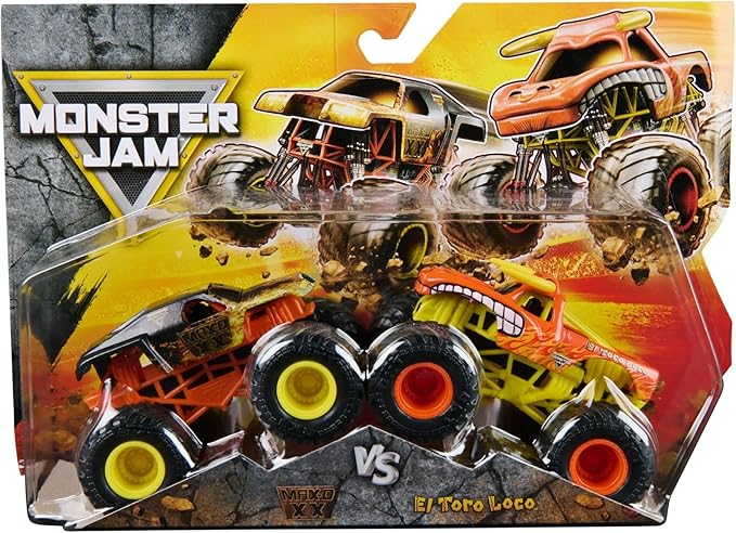 Monster Jam Official 1:64 Scale Die-Cast Monster Trucks 2-Pack