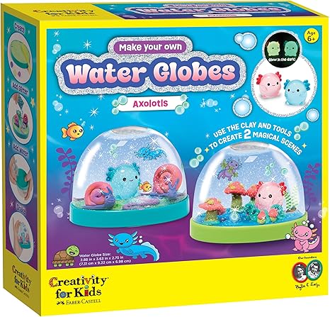 Make Your Own Water Globes: Axolotls Kit