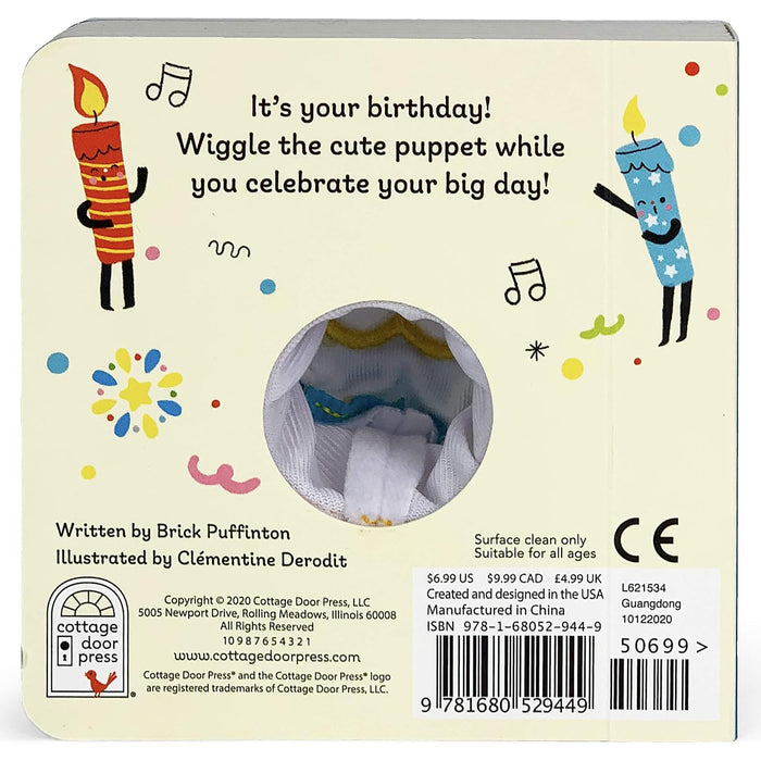 Cottage Door Press Hooray It's Your Birthday! Finger Puppet Board Book
