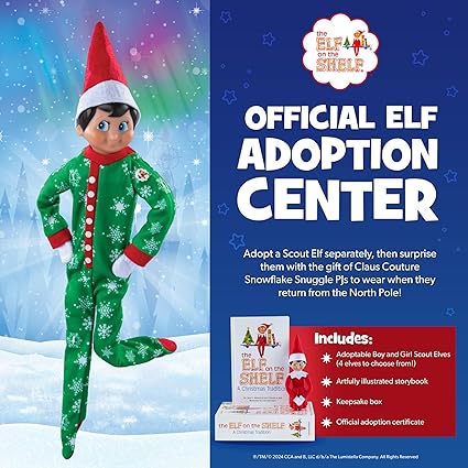 The Elf on the Shelf Claus Couture Snowflake Snuggle Onesie PJs