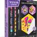 Brea Reese Vivid Retro 70s Paint-by-Number Kit 3 Hexagon Canvases