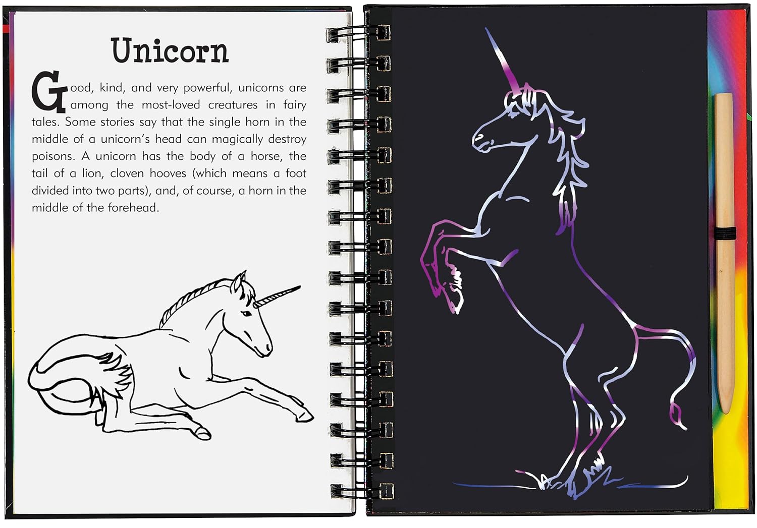 Dragons and Mythical Creatures Scratch and Sketch Book