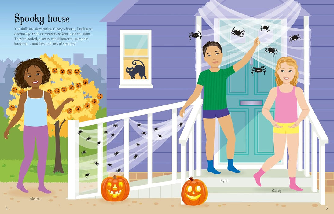 Usborne Sticker Dolly Dressing Trick or Treat Book