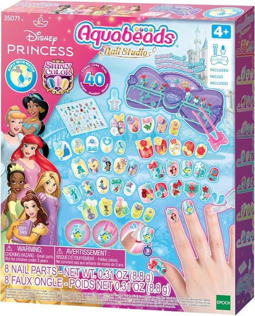Aquabeads Disney Princess Magical Water-Activated Nail Designer Kit for Creative Kids
