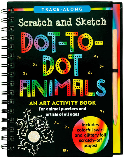 Scratch and Sketch Dot to Dot Animals