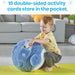 hand2mind Penguin BubblePlush 15in Yoga Ball Toy