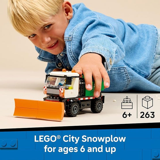 LEGO City Snowplow Truck Building Toy for Kids