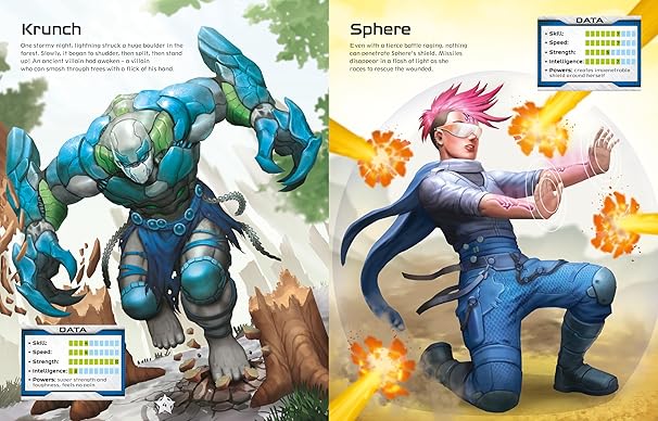 Build Your Superheroes Sticker Book