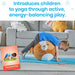 hand2mind Puppy BubblePlush 15in Yoga Ball Toy