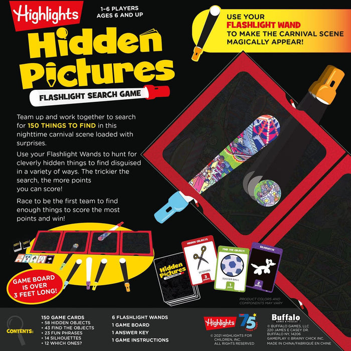 Buffalo Games Highlights Hidden Pictures Flashlight Search Game