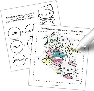 Hello Kitty Imagine Ink Magic Ink Pictures