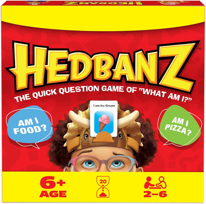 Hedbanz 2023 Edition: Ultimate Family Picture Guessing Board Game, New Cards