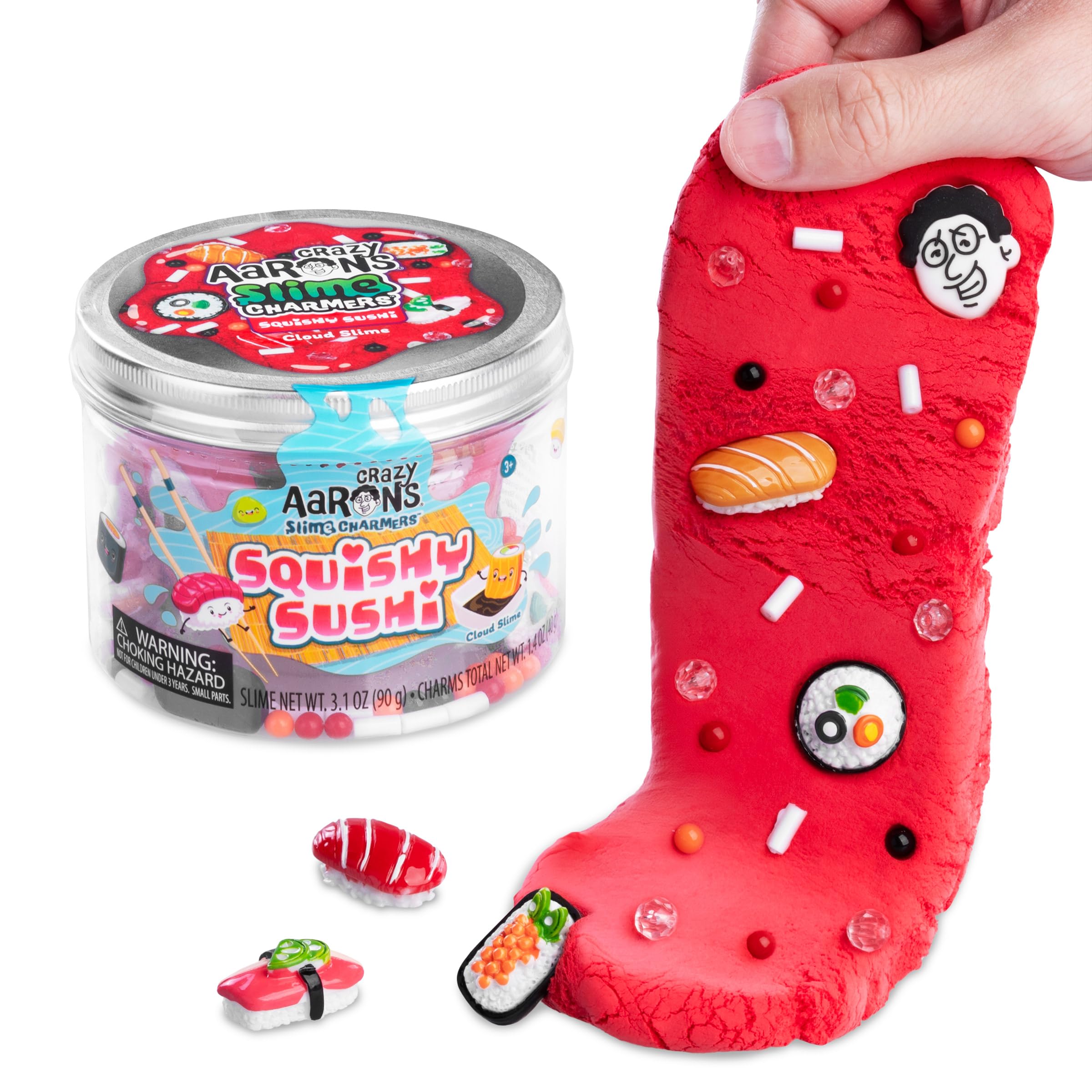 Crazy Aaron's Squishy Sushi Slime Charmers Toy