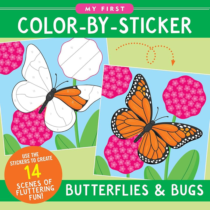 My First Color By Sticker Book Butterflies and Bugs