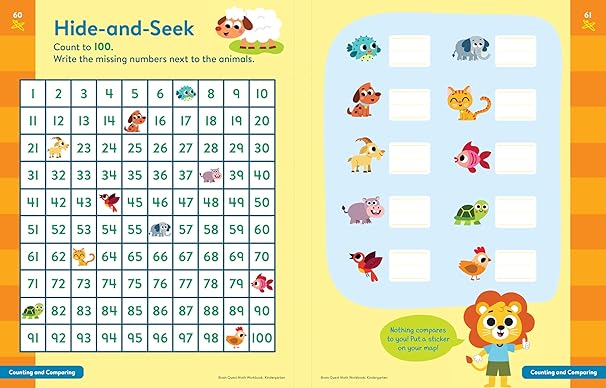 Brain Quest Math Workbook: Kindergarten