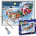 Ravensburger CreArt Night Before Christmas Paint Kit - Festive Santa Sleigh Reindeer Scene