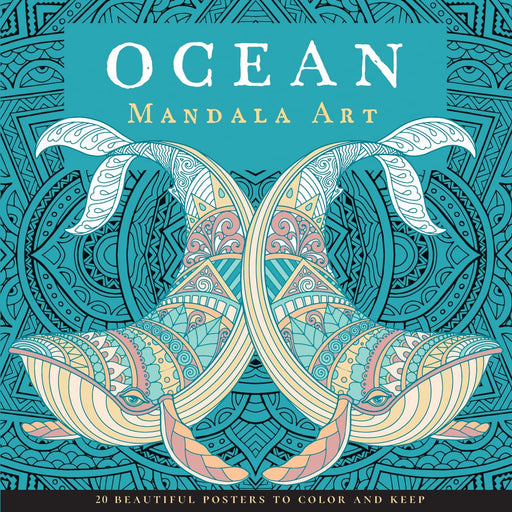 Ocean Mandala Art Coloring Book by Veneta Hooper