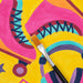 Brea Reese Vivid Retro 70s Paint-by-Number Kit 3 Hexagon Canvases
