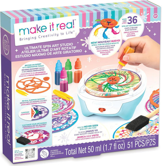Make It Real Ultimate Spin Art Studio Craft Kit