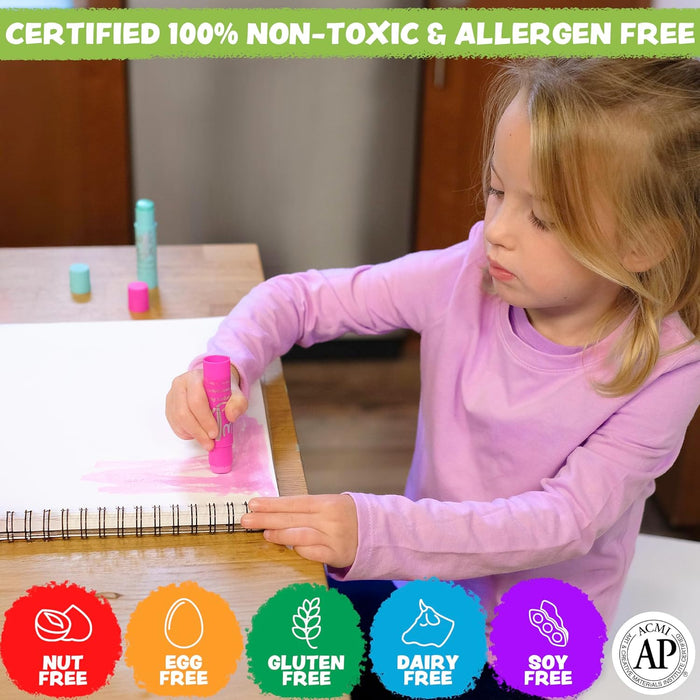 The Pencil Grip Kwik Stix Cuties Paint Sticks 12-Pack Set