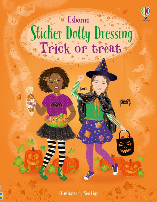 Usborne Sticker Dolly Dressing Trick or Treat Book