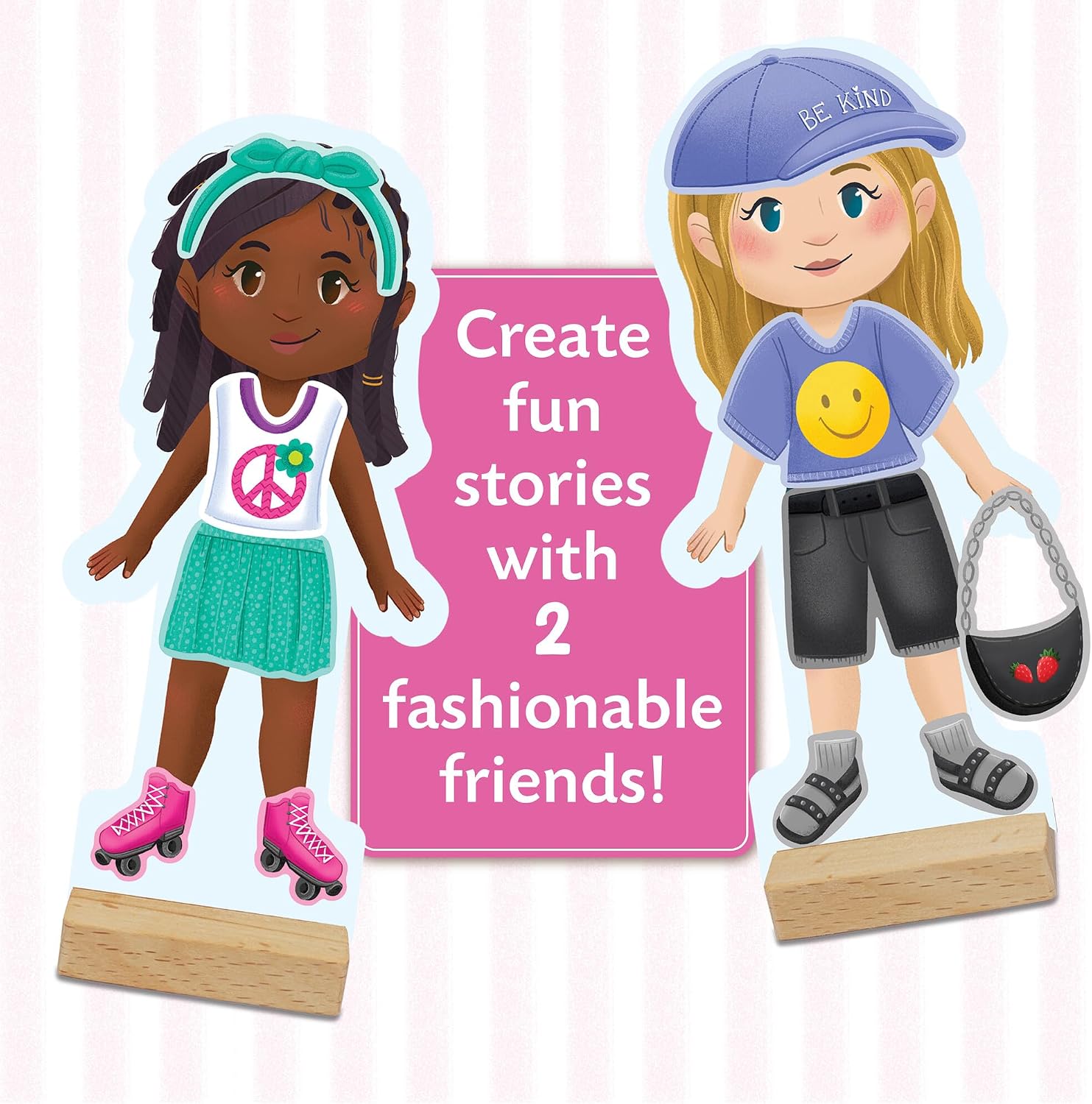 Peaceable Kingdom Fashion Friends Magnetic Dress Up Playset 50+ Pieces