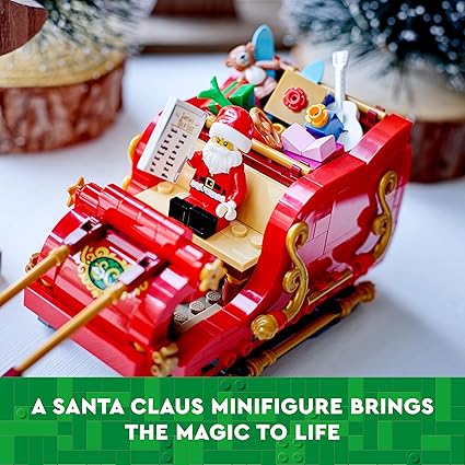 LEGO Santa’s Sleigh Christmas Toy Building Set