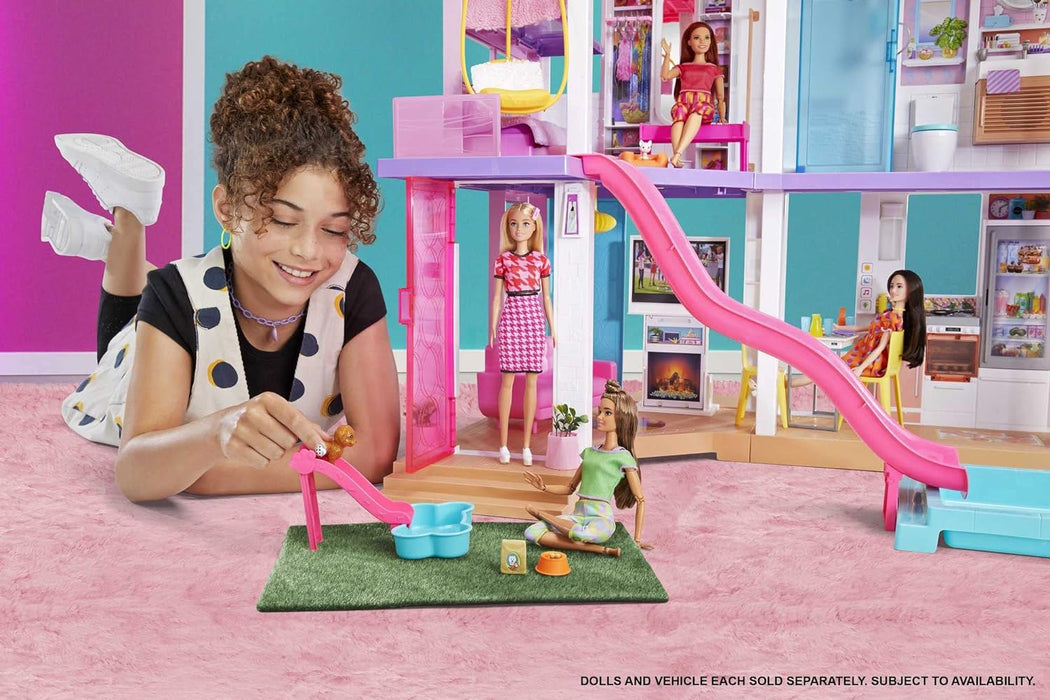 Barbie® DreamHouse Playset with 10 Play Areas, 75+ Furniture