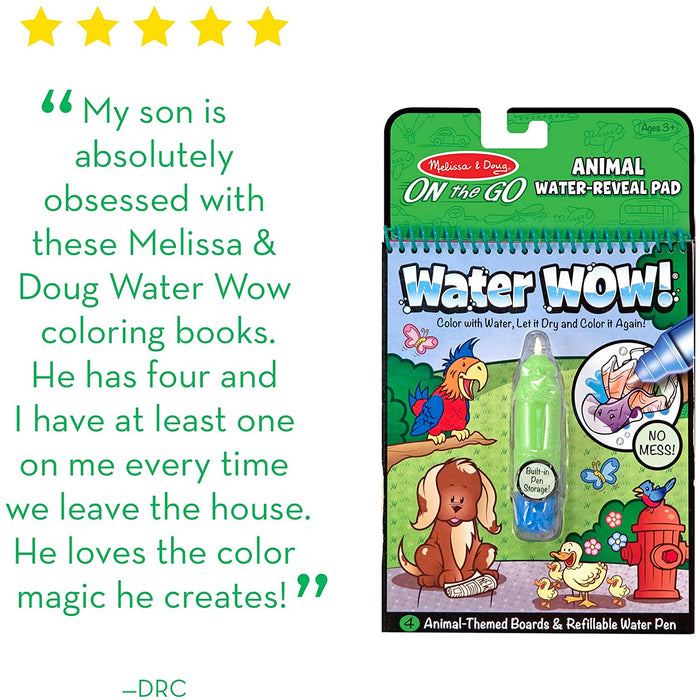 Water Wow! Reusable Water-Reveal Activity Pad - Animals