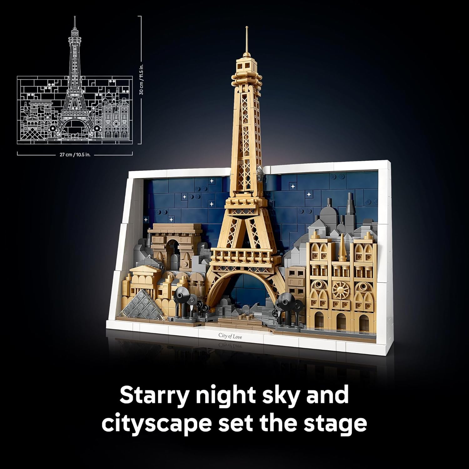 LEGO Architecture Paris City of Love Skyline Decor Set 21064