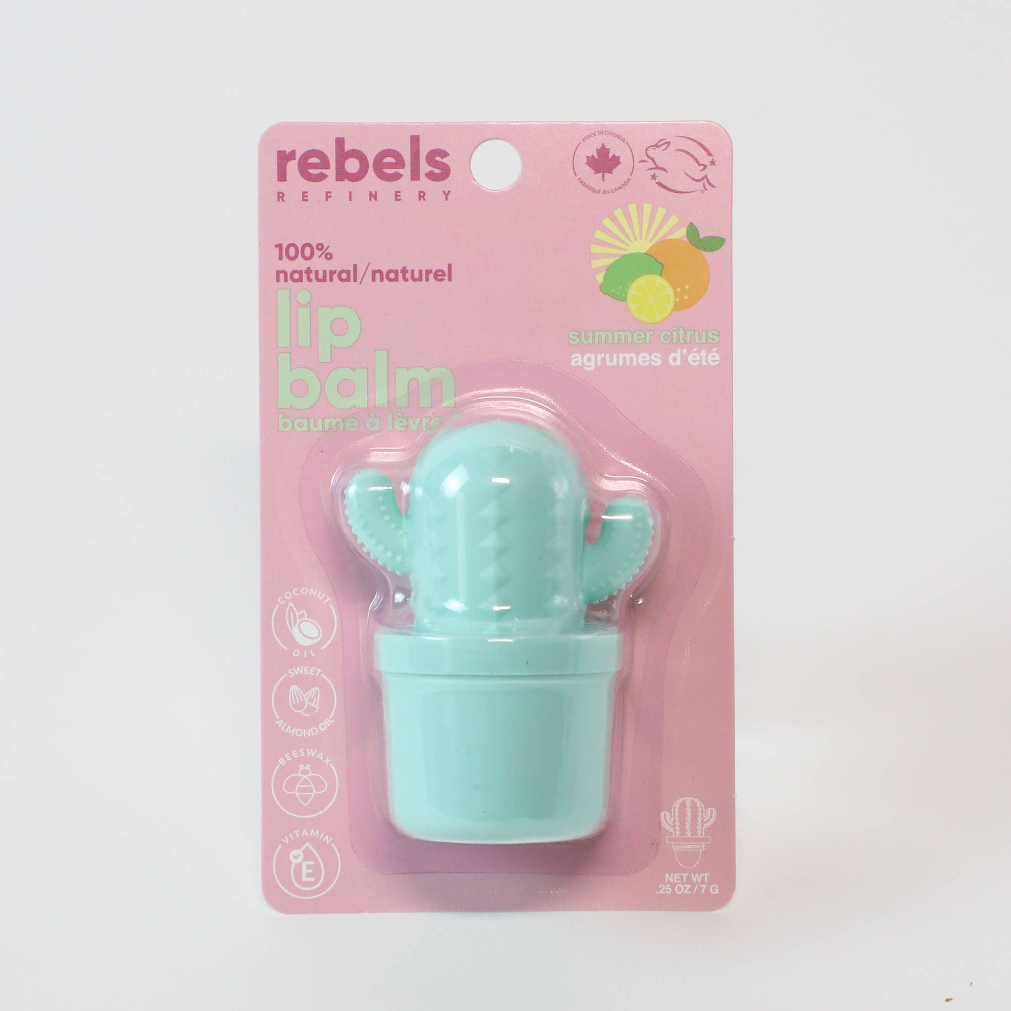 Cactus Lip Balm BLISTER Natural