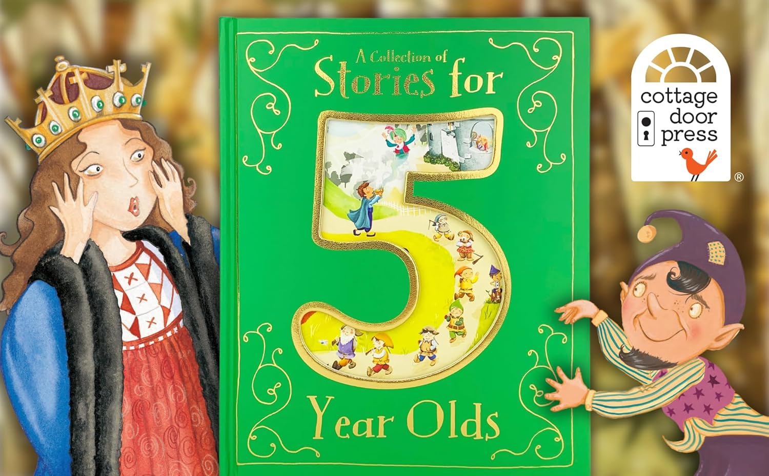Magical Story Collection for 5-Year-Olds: Classic Fairy Tales & Nursery Rhymes Hardcover