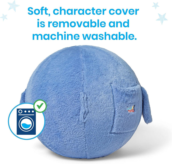 hand2mind Penguin BubblePlush 15in Yoga Ball Toy