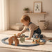 Speedy Monkey Multi-Activity Wooden Railway Set for Toddlers
