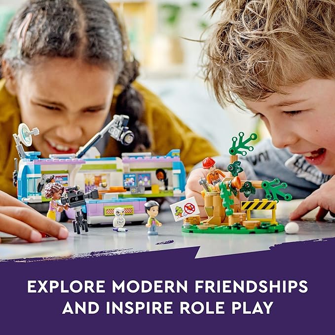 LEGO Friends Newsroom Van 41749 Building Toy Set