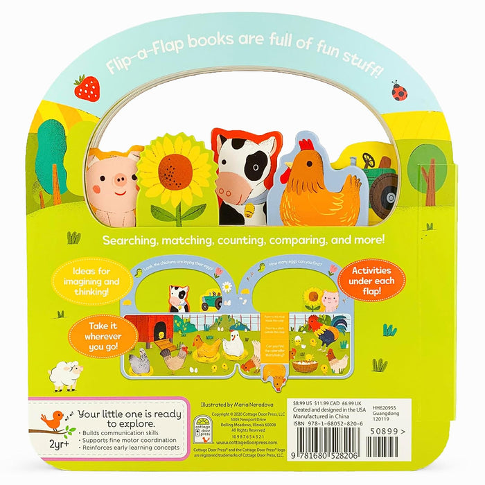 Cottage Door Press On the Farm Lift-a-Flap Board Book