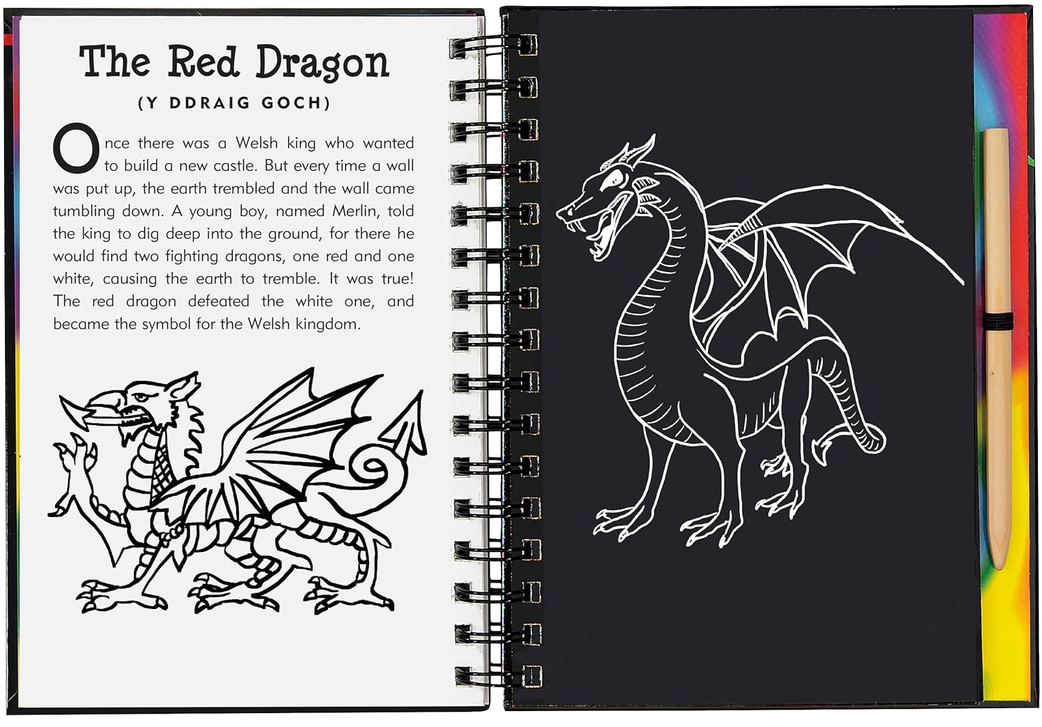 Dragons and Mythical Creatures Scratch and Sketch Book