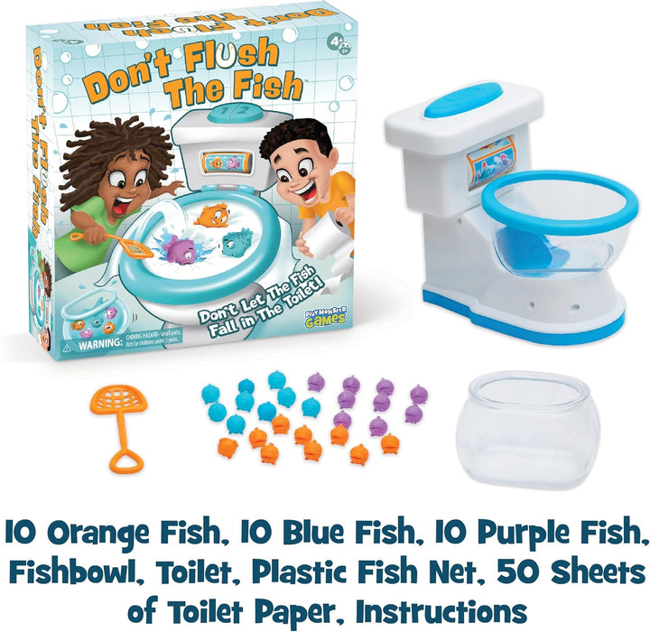 PlayMonster Don't Flush The Fish Balancing Game for Kids