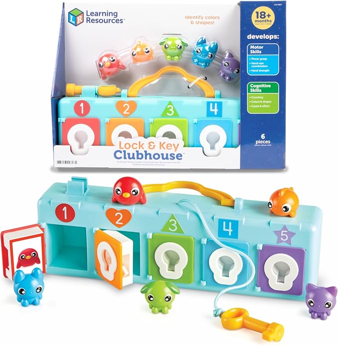 Learning Resources Lock & Key Clubhouse Preschool Toy